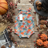 Pumpkin Meadow Bloomer Romper