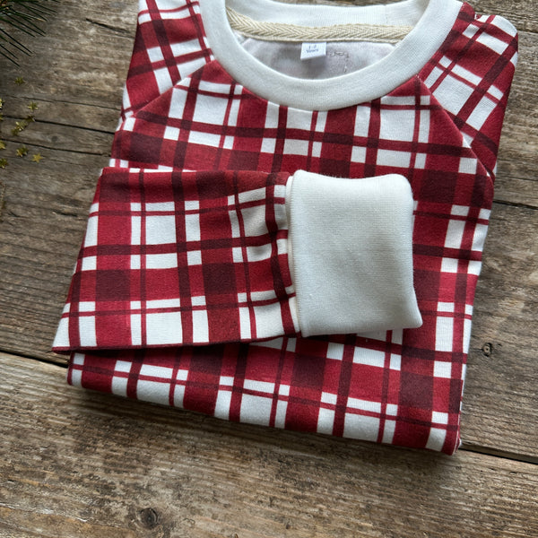 Red Check BeeJamas | Cosy Long