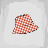 Strawberries Bucket Sun Hat