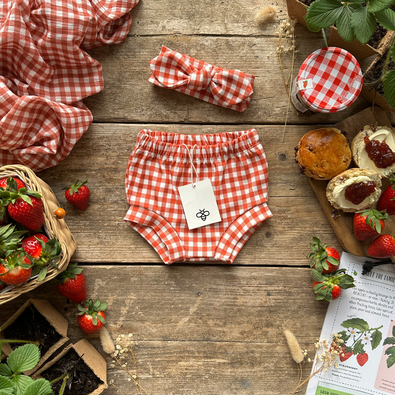 Red Gingham Bloomers