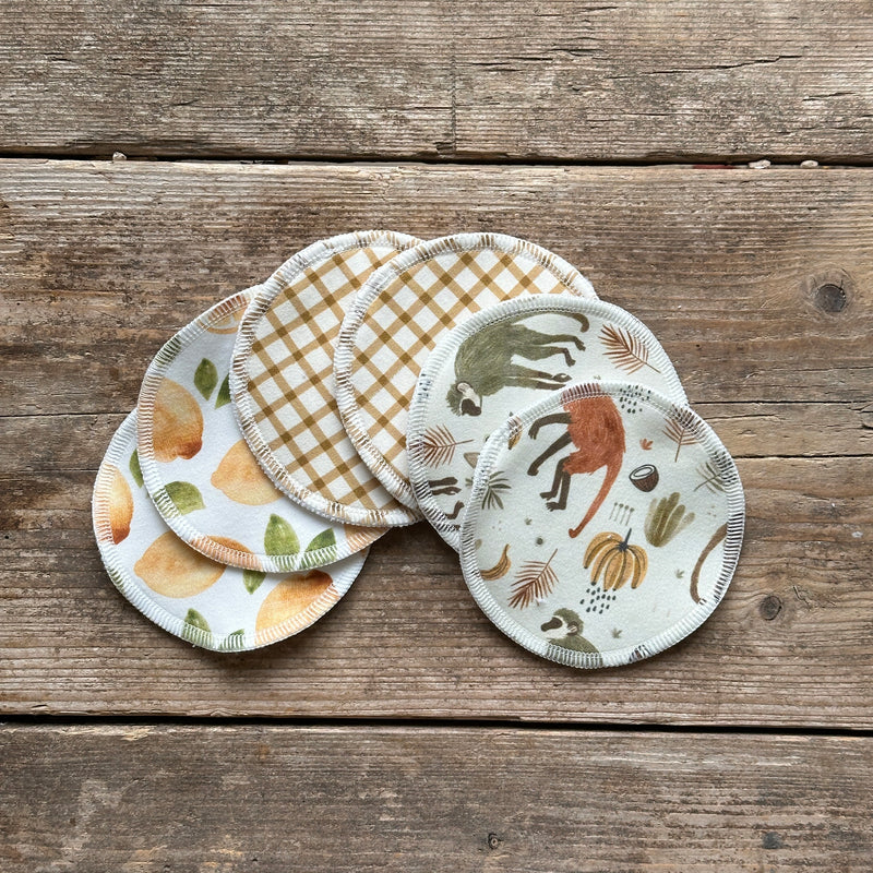 Tropical 3 Set Reusable Breast Pads