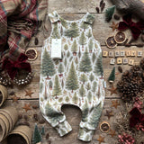 Ribbon Christmas Tree Long Romper | SALE