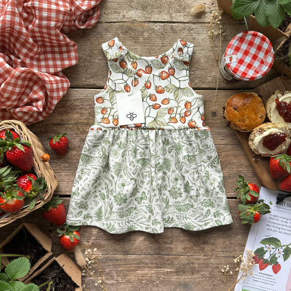 Run Rabbit + Strawberries Hybrid Dress