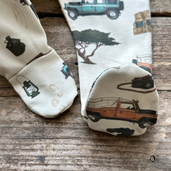 Safari Footed Romper