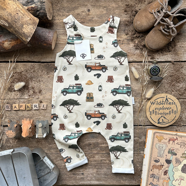 Safari Long Rolled Romper | Ready To Post