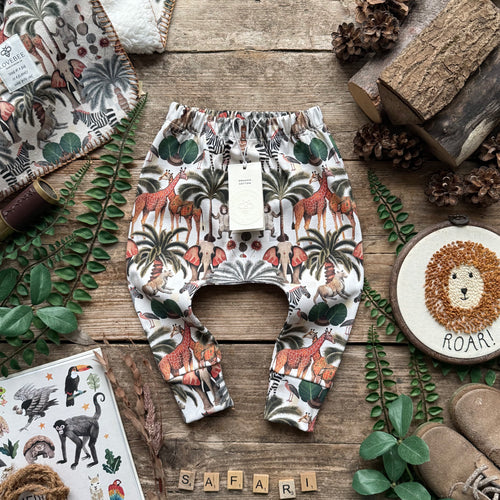 Safari Storybook Harem Leggings