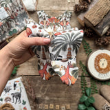 Safari Storybook Footed Romper