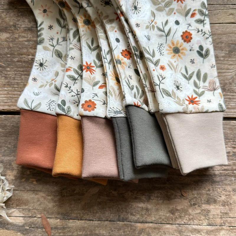 Sage Floral Long Top