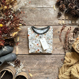 Sage Floral Long Top