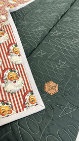Santa Stripe Childrens Quilt