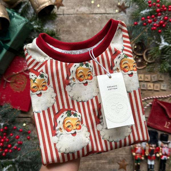 Red Santa Stripe T-shirts