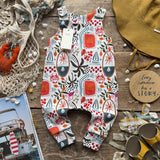 Seaview Sketches Long Romper
