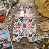 Seaview Sketches Short Romper