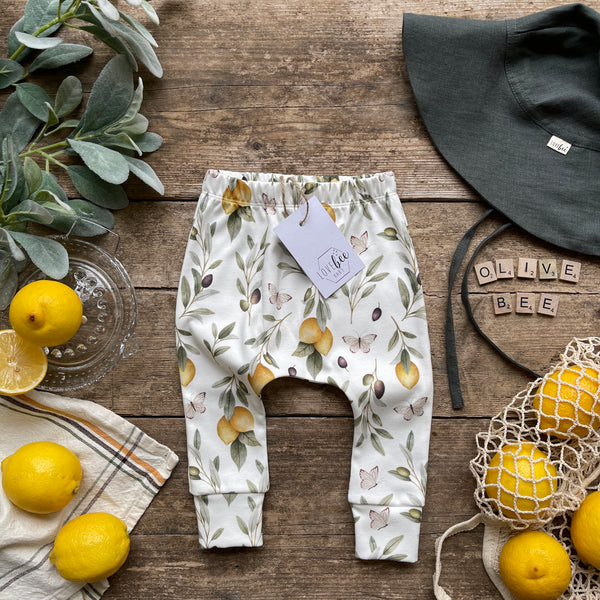 Sicilian Lemons Harem Leggings | Ready To Post