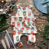 Soda Club Footed Romper
