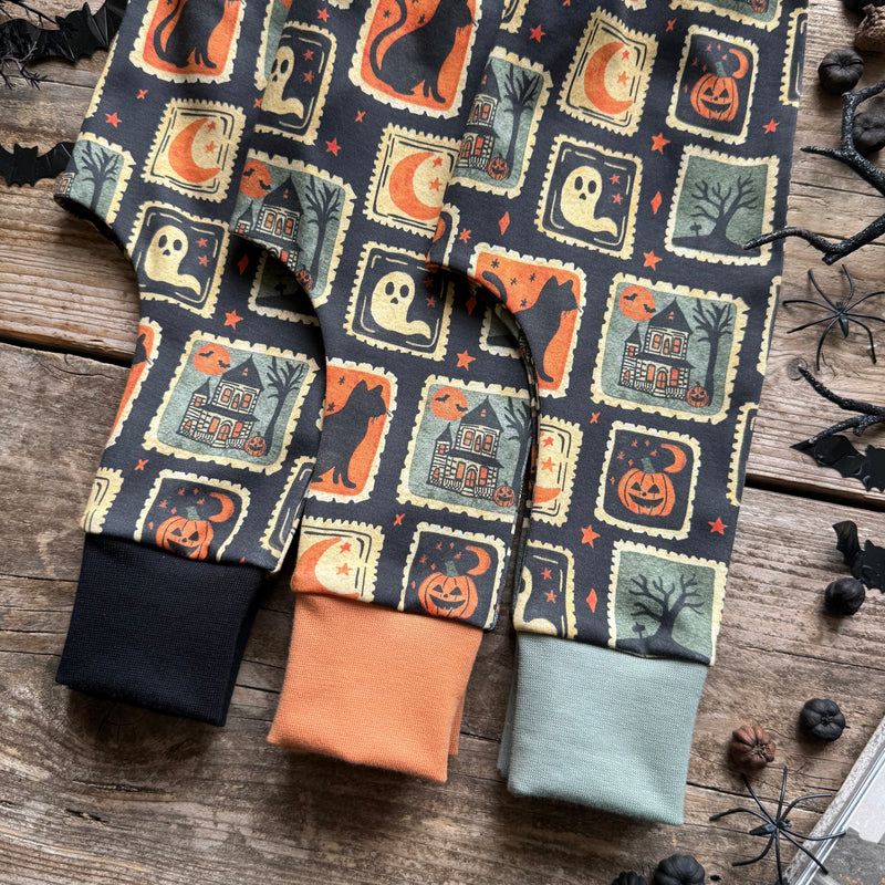 Spooky Stamps Harem Leggings | Ready To Post