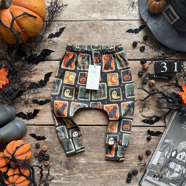 Spooky Stamps Harem Leggings
