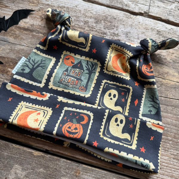 Spooky Stamps Knotted Hats