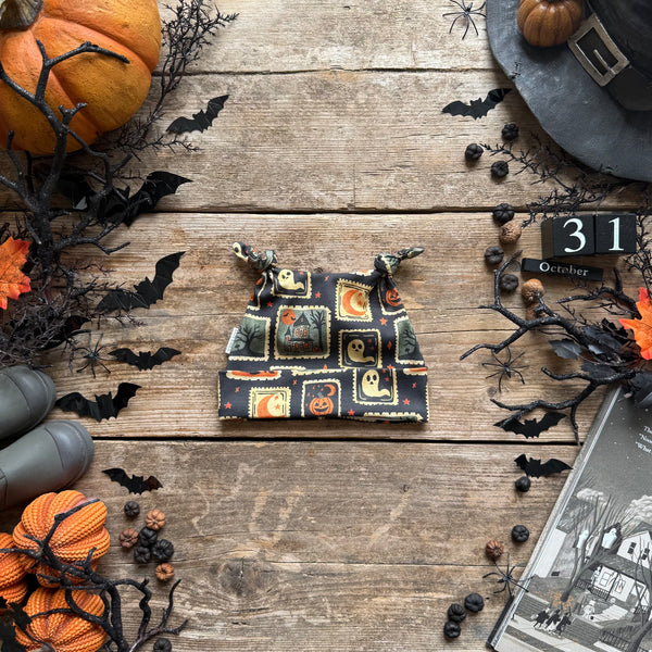 Spooky Stamps Knotted Hats