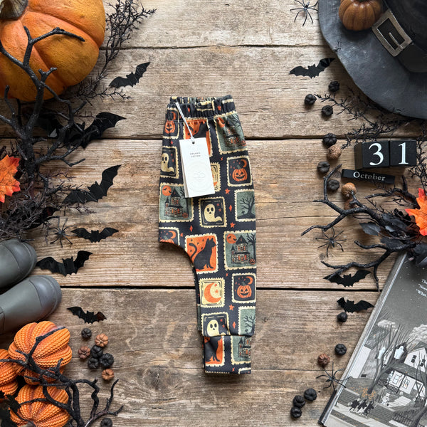 Spooky Stamps Harem Leggings | Ready To Post