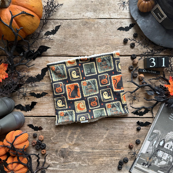 Spooky Stamps Printed Snood