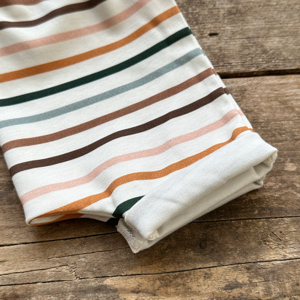 Spring Stripe Rolled Shorts | Ready To Post