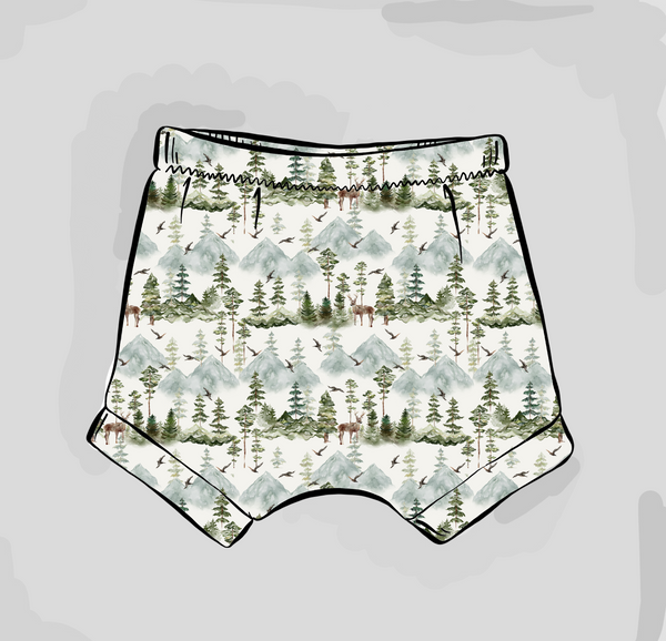 Stag Mountain Cuffed Shorts