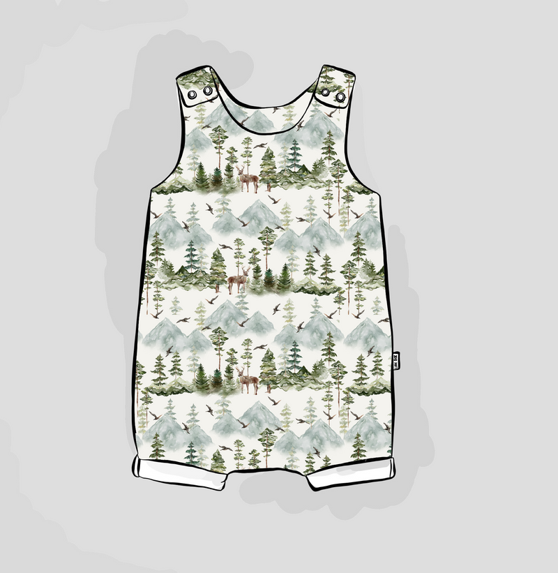 Stag Mountain Short Romper