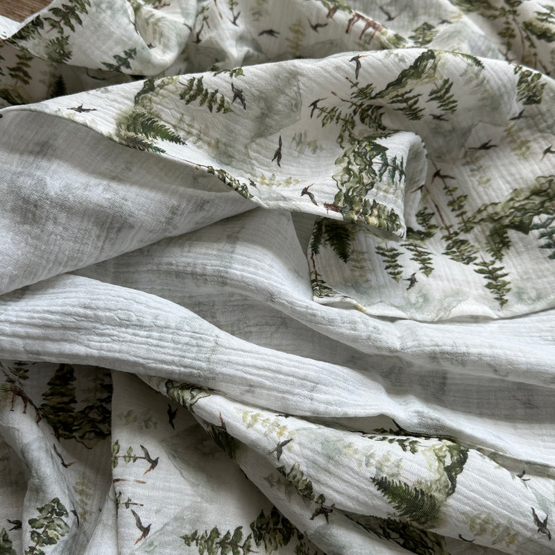Stag Mountain Organic Double Gauze Swaddle | BRAND NEW