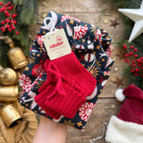 Starry Night Noel Long Romper