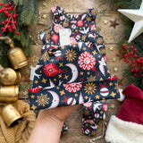 Starry Night Noel Knotted Hats