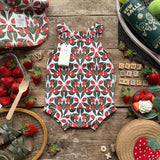 Strawberry Serve Bloomer Romper