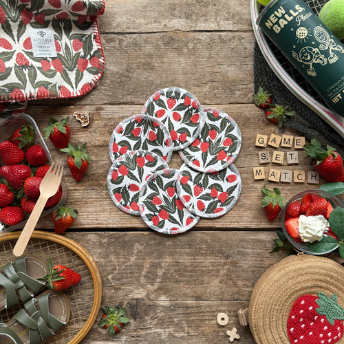 Strawberry Serve Breast Pads