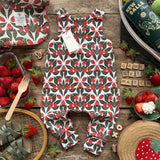 Strawberry Serve Long Romper