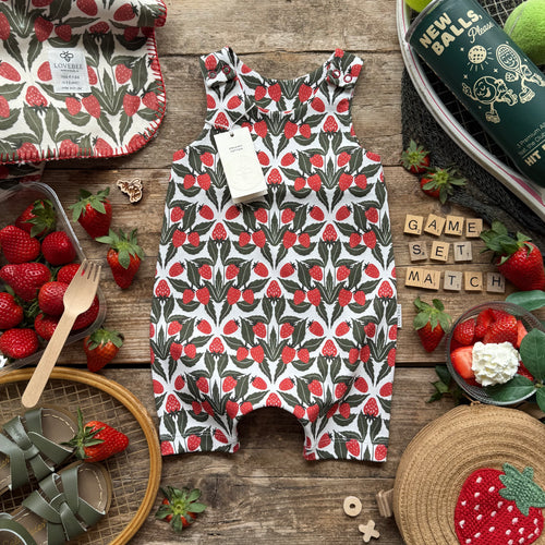 Strawberry Serve Short Romper