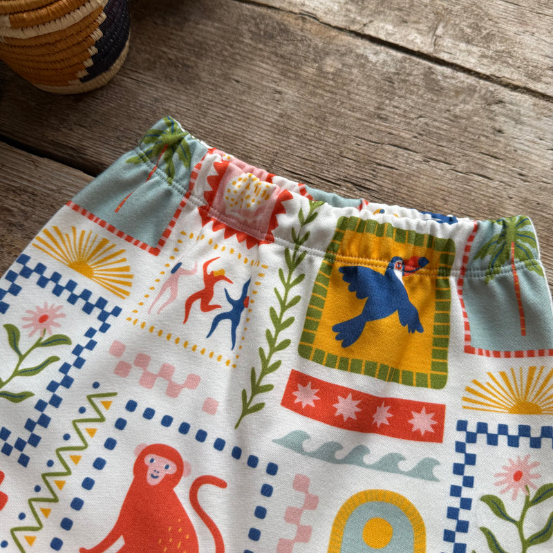 Summer Art Harem Leggings