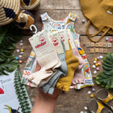 Summer Art Long Romper