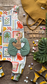 Summer Art Long Romper