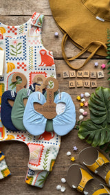 Summer Art Long Romper