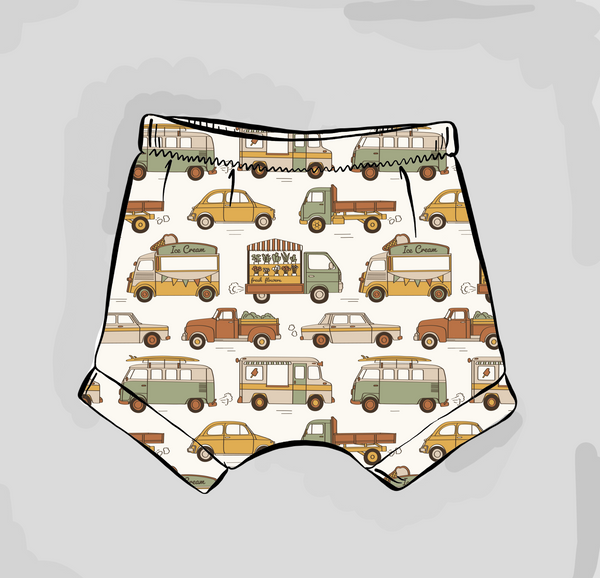 Summer Transport Cuffed Shorts