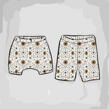 Sunflower Bee Shorts | Ready To Post