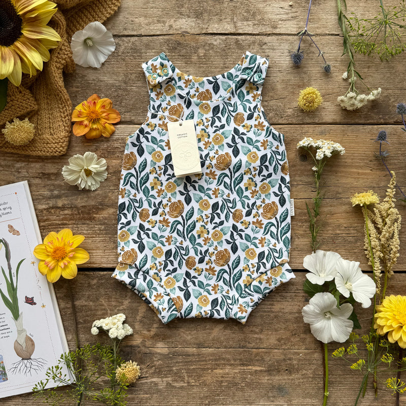Sunlit Grove Bloomer Romper