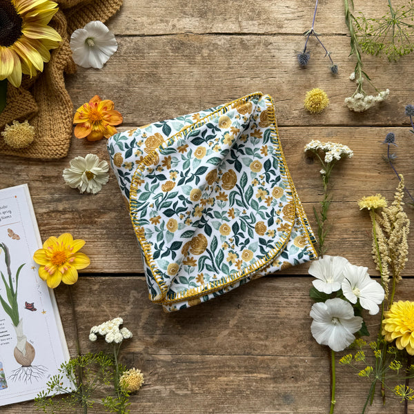 Sunlit Grove Eco Fleece Pram Blanket