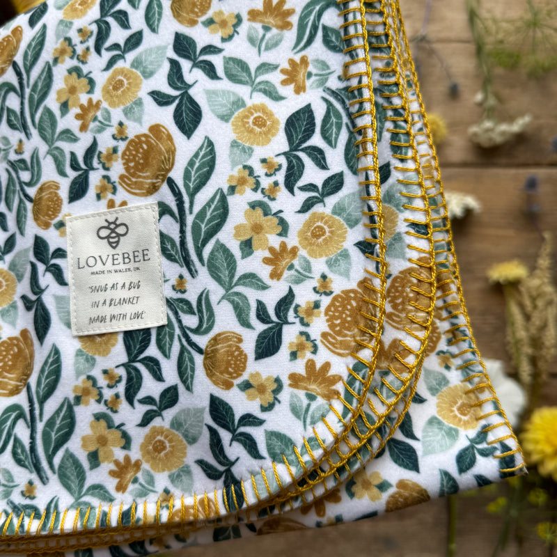 Sunlit Grove Eco Fleece Pram Blanket