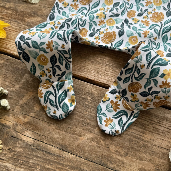 Sunlit Grove Footed Romper