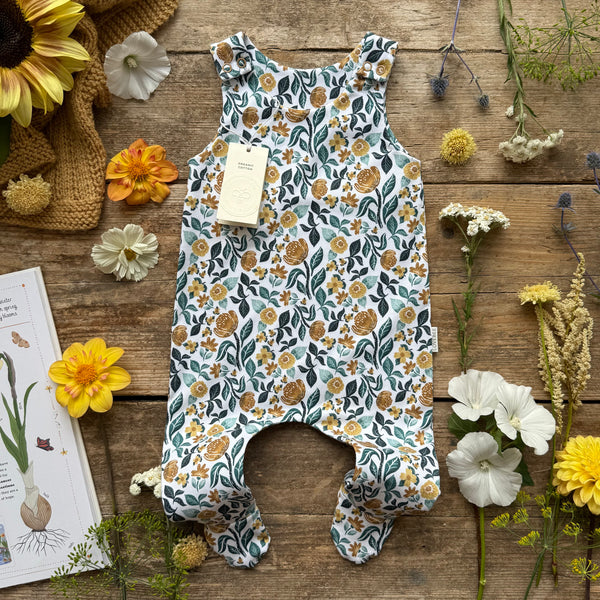 Sunlit Grove Footed Romper | Stock