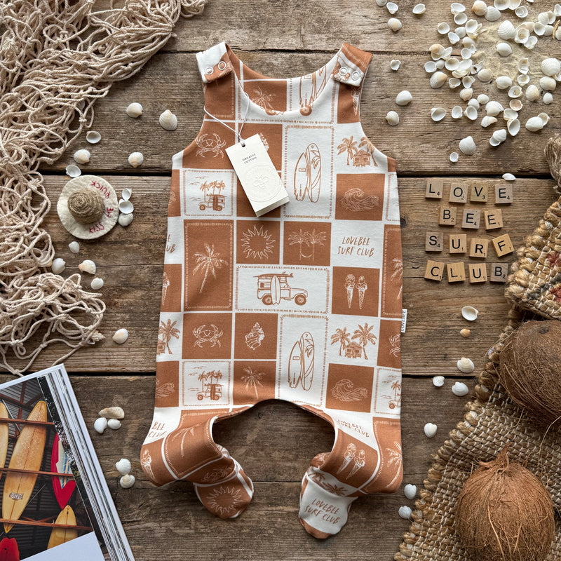 Surf Club Footed Romper | Ready To Post