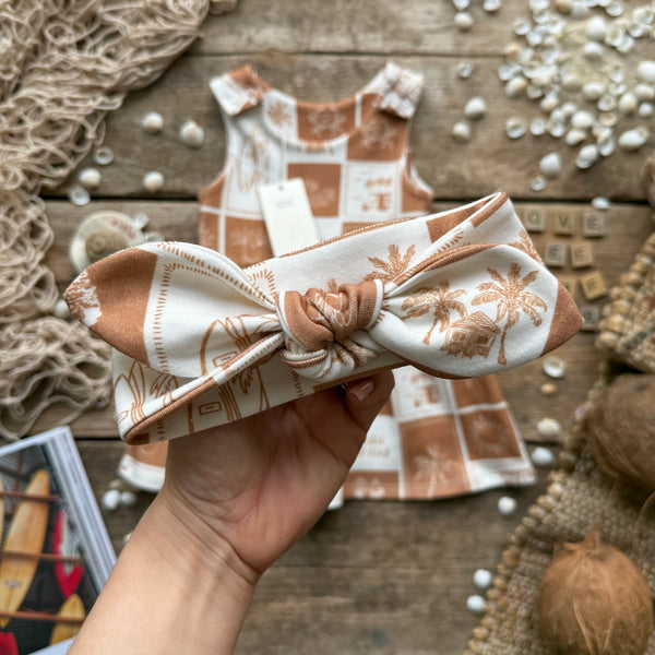 Surf Club Knot Bow Headband