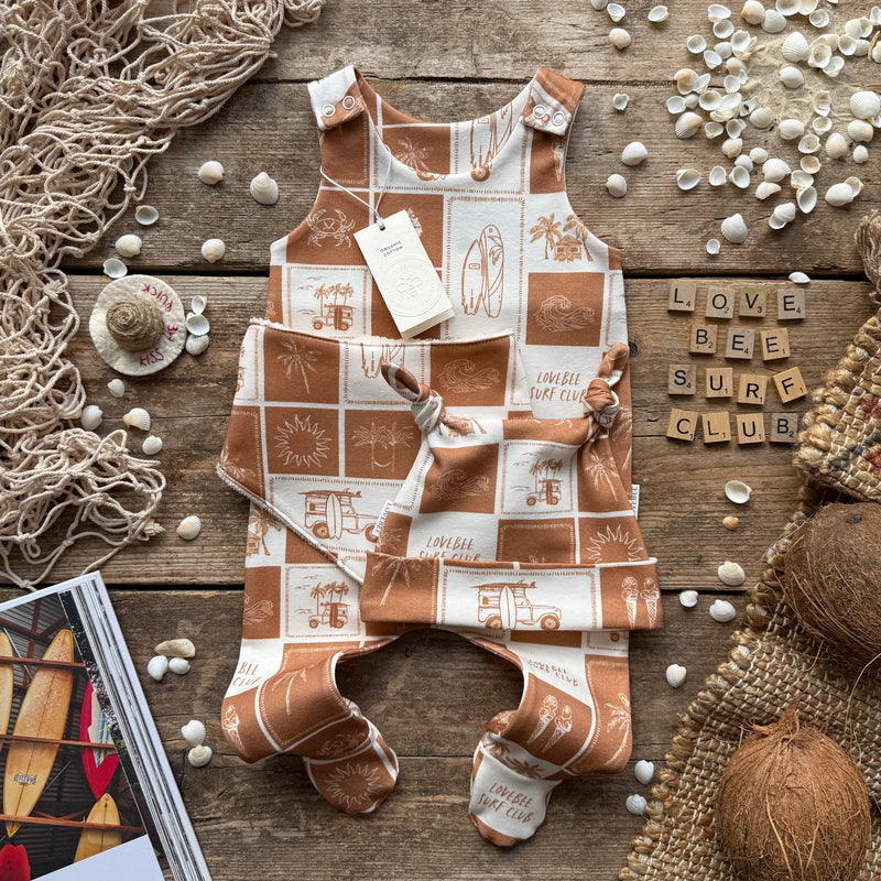 Surf Club Footed Romper