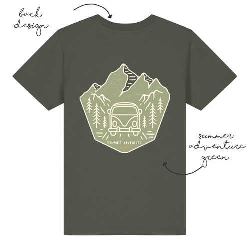 LoveBee T-Shirts | Summer Adventure | Forest Green